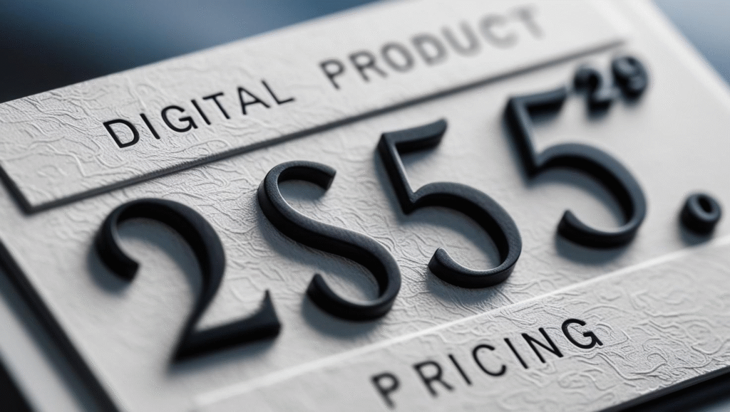 digital product pricing