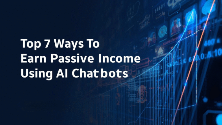 Top 7 Ways To Earn Passive Income Using AI Chatbots In 2025
