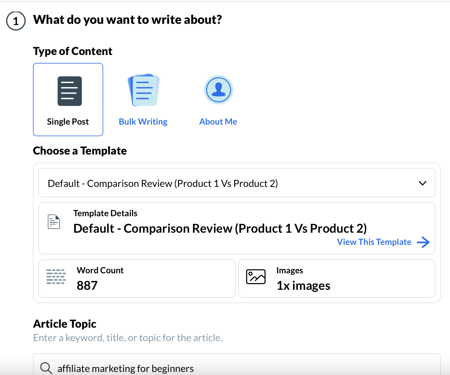 Blog content writing